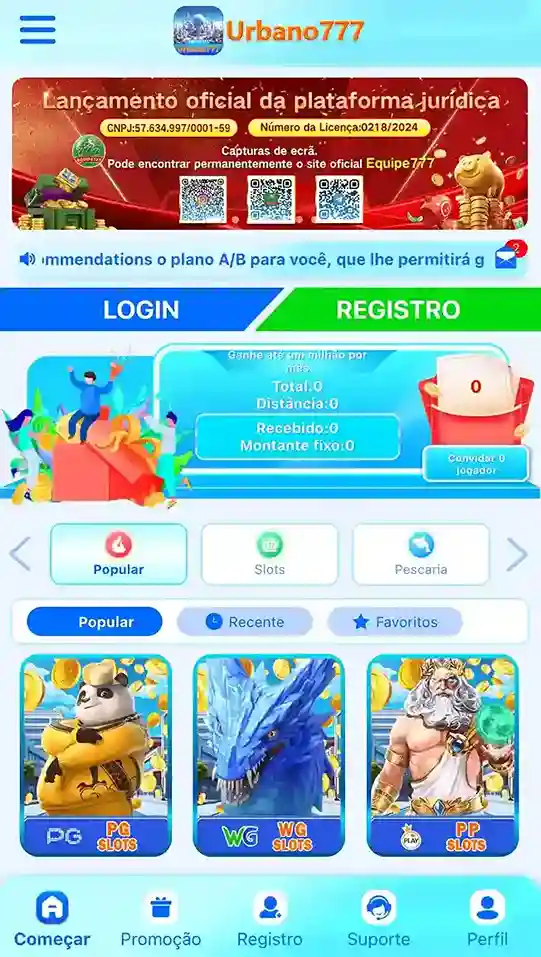 Download do URBANO777 app